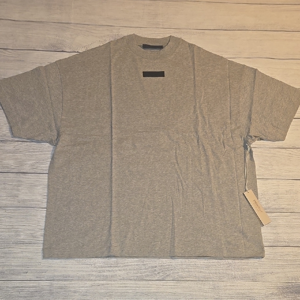 Essentials Fear of God Oversized Cotton T-Shirt Heather Gray Size M NWT